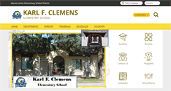 Desktop Screenshot of clemens.wuesd.org